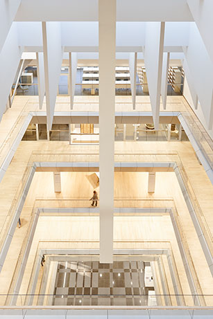 Innenansicht Lettische National-Bibliothel, Riga