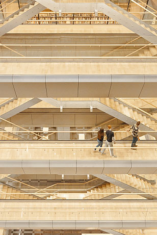 Innenansicht Lettische National-Bibliothel, Riga
