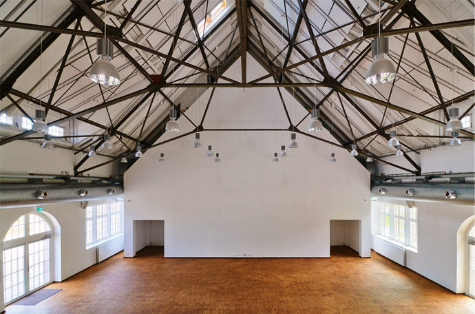 Gaszählerwerkstatt, großer Saal
