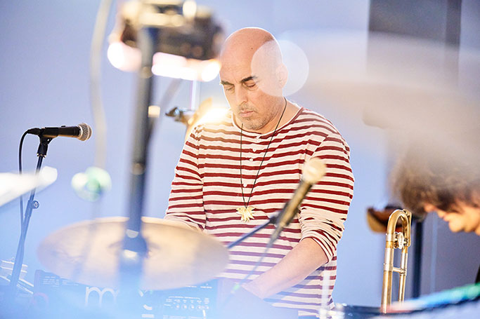 Mathias Götz bei einem Auftritt in der Reihe Kollabs im Münchner Stadtmuseum